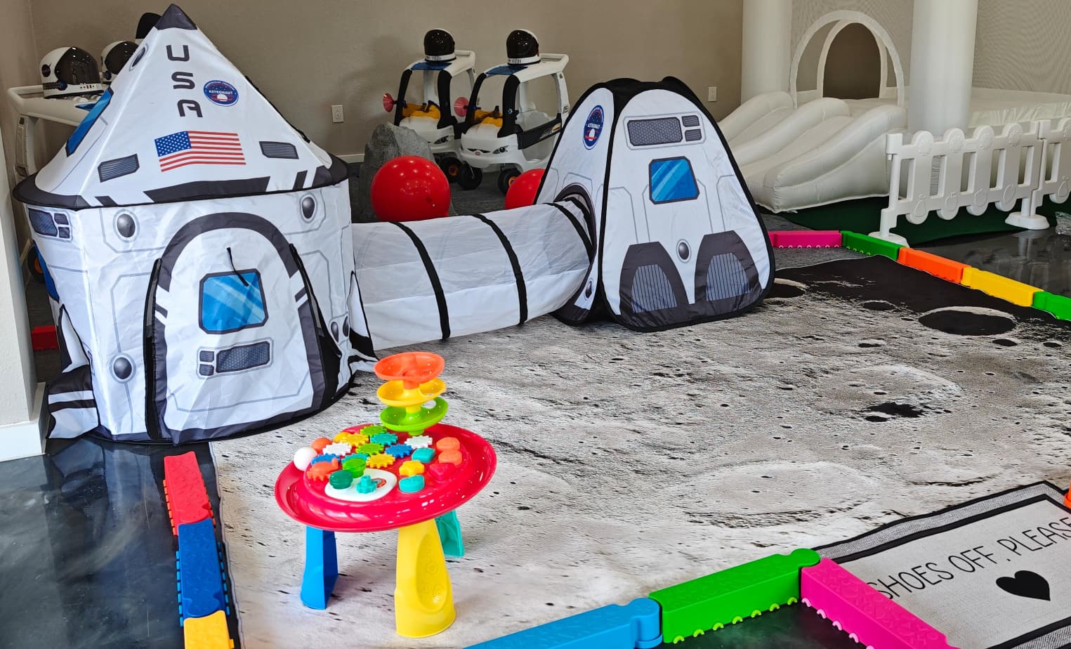Baby Space Explorers setup